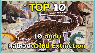 10 อันดับ ผลโหวตไดโนเสาร์ตัวใหม่ที่จะถูกเพิ่มเข้ามาในแผนที่ Extinction ARK Survival Ascended