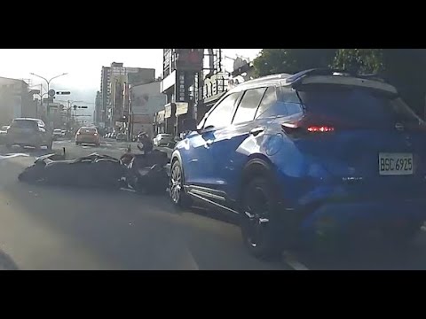 【車禍影片】沒人要保持安全車距的結果就是這樣（2023.08.08 台南市永康區中華路