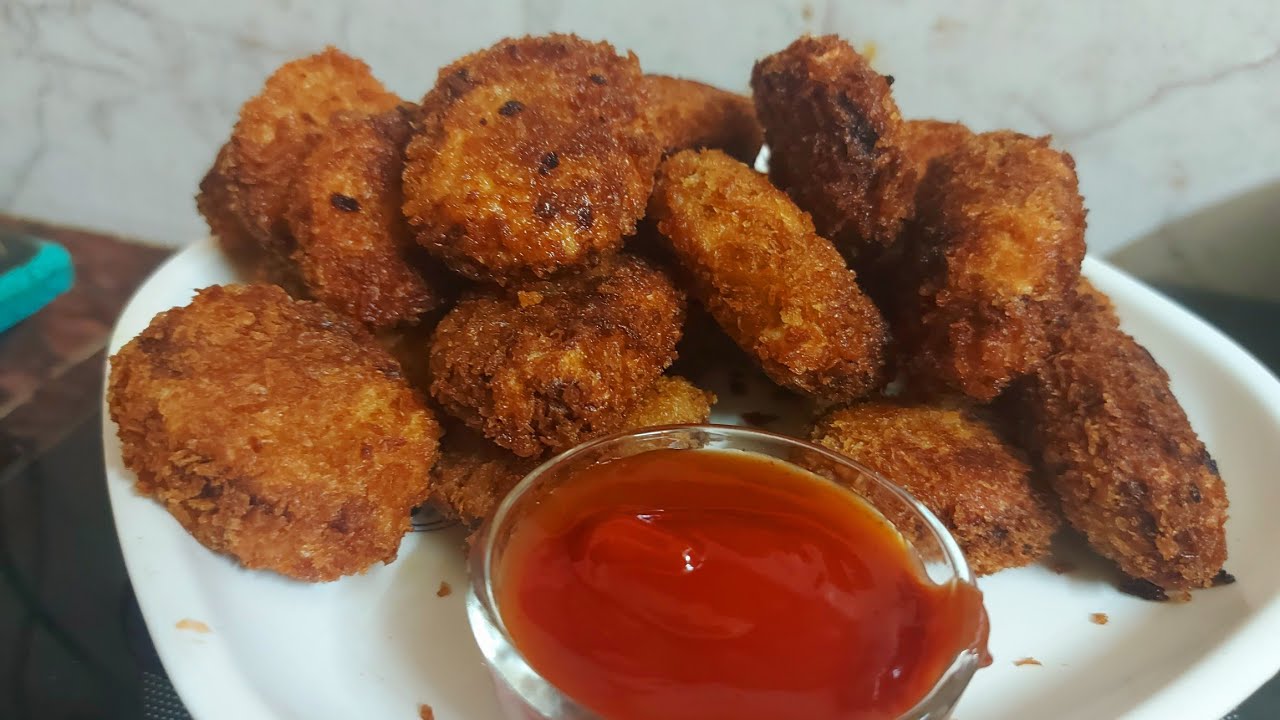 Home made Chicken nuggets recipe How to make crispy chicken nuggets at