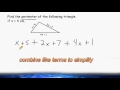 Triangle Perimeter Calculation Quiz