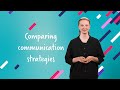 Cambridge Secondary: Comparing communication strategies