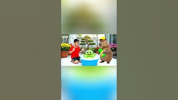 Capy cùng anh giúp bà tắm cho con sprunki om nom và cái kết #capybara