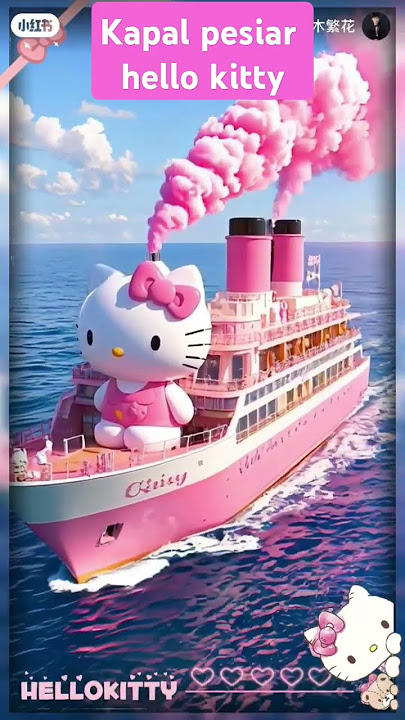 Kapal hellokitty #hellokitty #sanrio #kuromi #labubu #popmart #kapalpesiar #kapal #short #shortvideo
