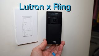 Controlling Lutron Smart Lights with Ring Cameras!