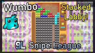 Tetris 99 - Insane 3 Minute Top 5 - Stacked 9L Stream Snipe Lobby
