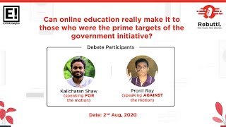 Rebuttl Ep1: Is Online Education for All? (Debate) screenshot 4