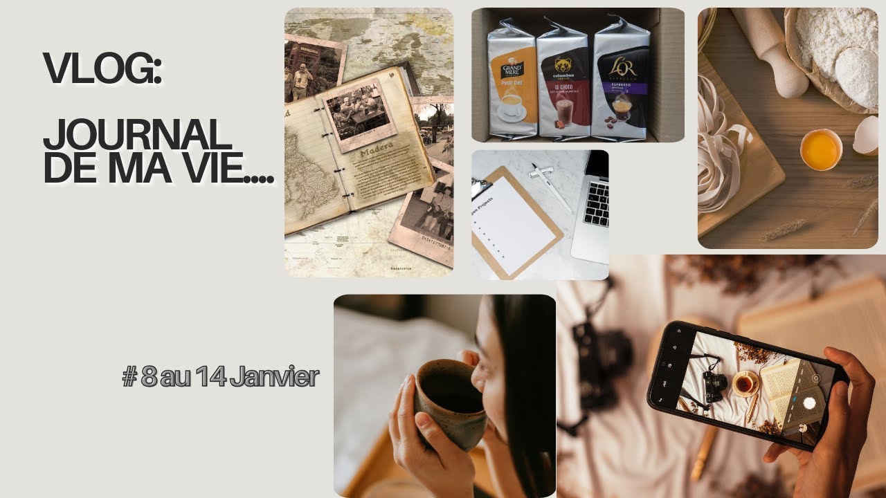 Vlog Journal Vlog: Journal de vie (8 au 14 Janvier) #vlog #mavie - YouTube