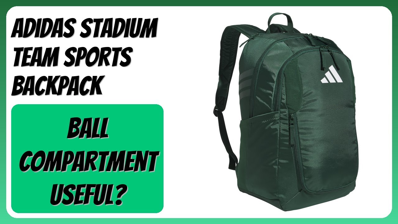 REVIEW (2026): adidas Stadium Team Sports Backpack. Features
