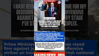 America Reacts! 🚨 keir Starmer On Iran #news #america #us #usa #latestnews #americanews