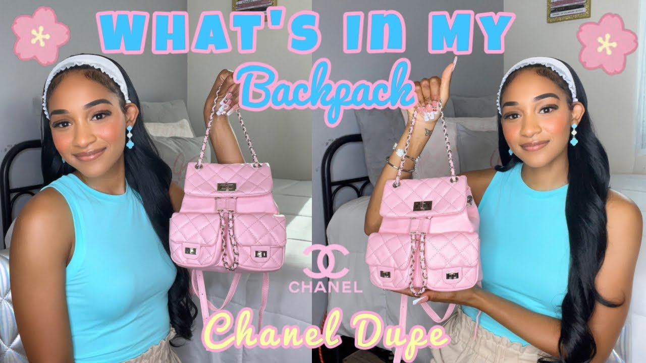 chanel mini backpack dupe Phone Holder White Caviar Light Gold Hardware Chanel 25 Mini Bag Dupe