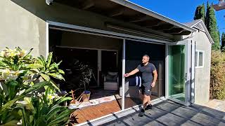 LA Mobile Screens - Mirage 3500 Large opening retractable screen doors