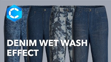 Denim Wet Wash Effect | CLO 2025.1 Features Deep Dive