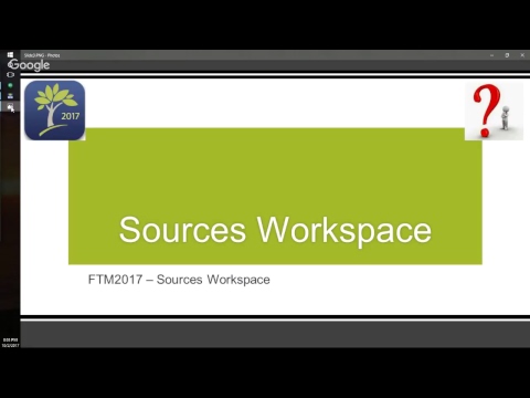 FTM2017 - Sources Workspace