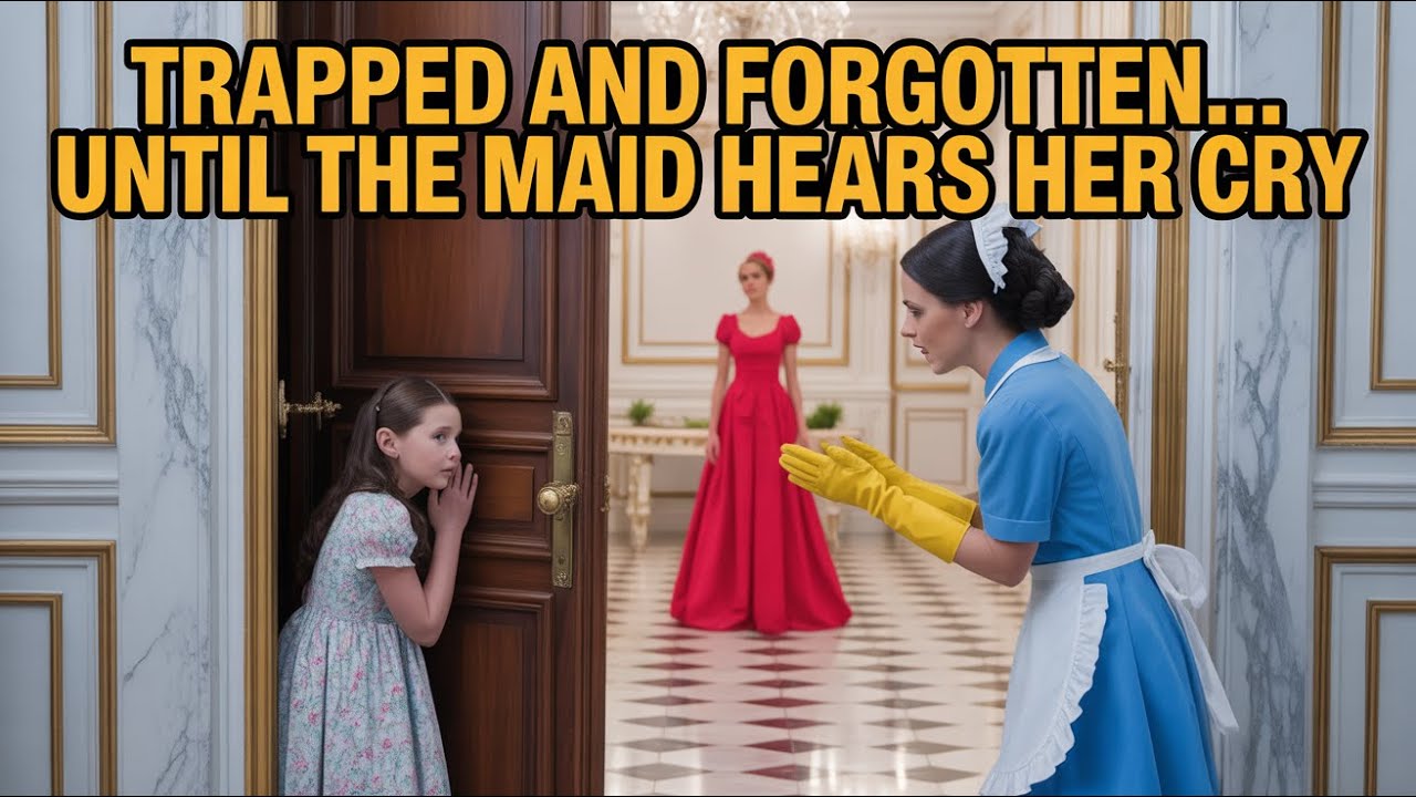 Stepmother leaves the billionaire’s adopted daughter locked in the bathroom,until the maid does th