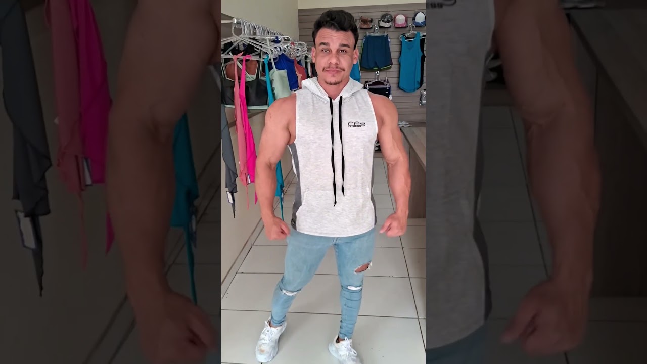 Regata Musculação c/ Capuz 