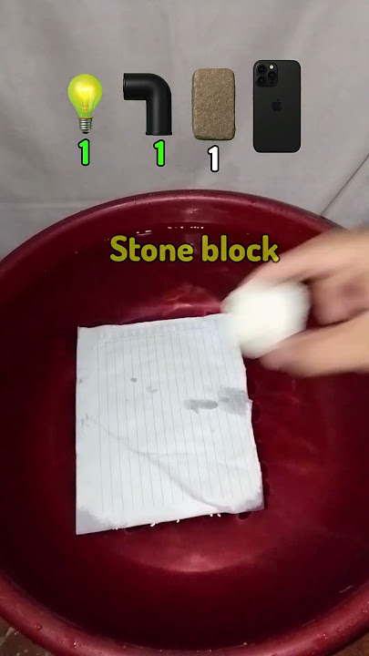 Just a Simple Paper... Or Something Stronger? 🤔 #WaterTub #Experiment #Shorts