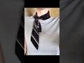 “Minimal Scarf Knot Style 😎 | Easy Side Drop Tutorial #Shorts”