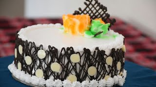 ഇത് ഇത്ര സിമ്പിൾ ആയിരുന്നോ?polka dot lace cake