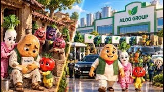 🥔Gareeb Aloo Kaise Factory Ka MaliK ban gaya 🏭 Hindi Story #vegetablestory 2026