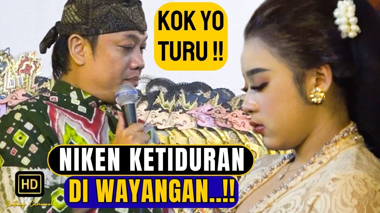 #2 BIKIN HEBOH !!👍 Lagi-lagi Niken Salindry tidur di wayangan 😂