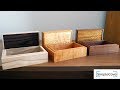 3 Different Veneered Boxes