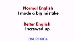 Ingilizcede Kullanılan Ifadeler