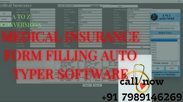Mediacl Form Filling Auto Typing Software
