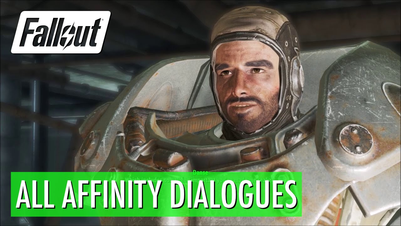 Fallout 4 - Paladin Danse, All Affinity Dialogues