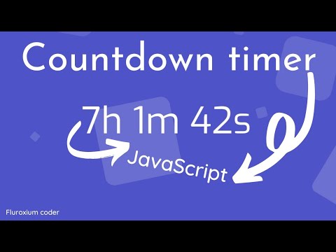 How to make countdown timer with the help of html, css, JavaScript || tutorial 7