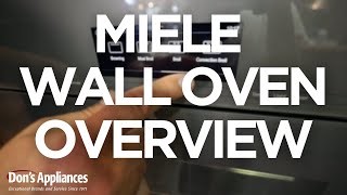 Miele Wall Oven Overview (Model # H 7880 BPX GG)