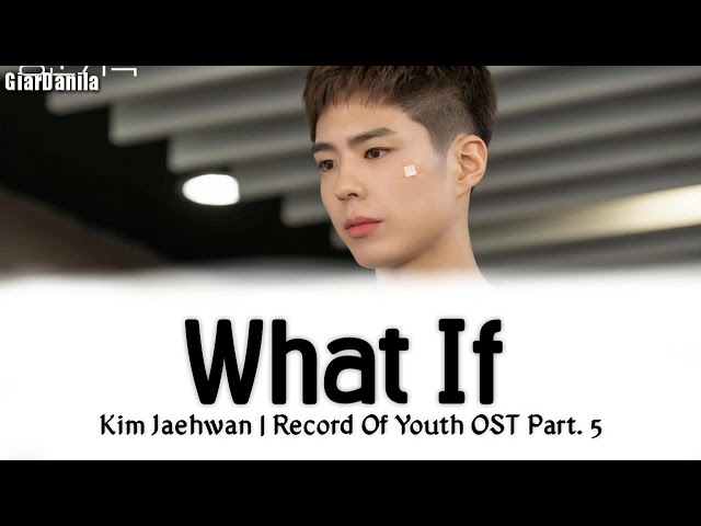 [Sub Indo] Kim Jae Hwan - What If | Record Of Youth OST Part 5 Lyrics (Han_Rom_Ina) class=