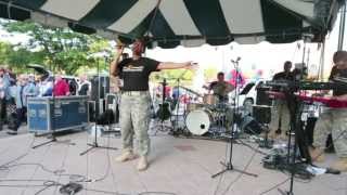 Army Band, DOWNRANGE, playing Journey's 