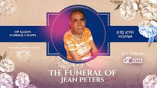 The Funeral Of Jean Peters