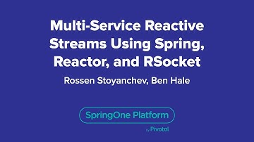 Multi-Service Reactive Streams Using Spring, Reactor, and RSocket