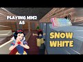 Snow white destroys teamers in mm2  gameplay keyboard asmr