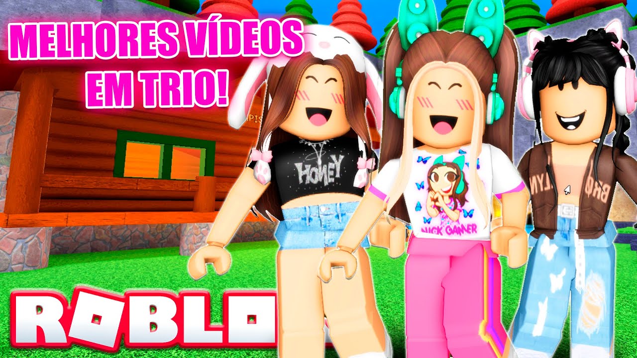 OS MELHORES VÍDEOS EM TRIO NO MARRETÃO - Roblox - Murder Mystery