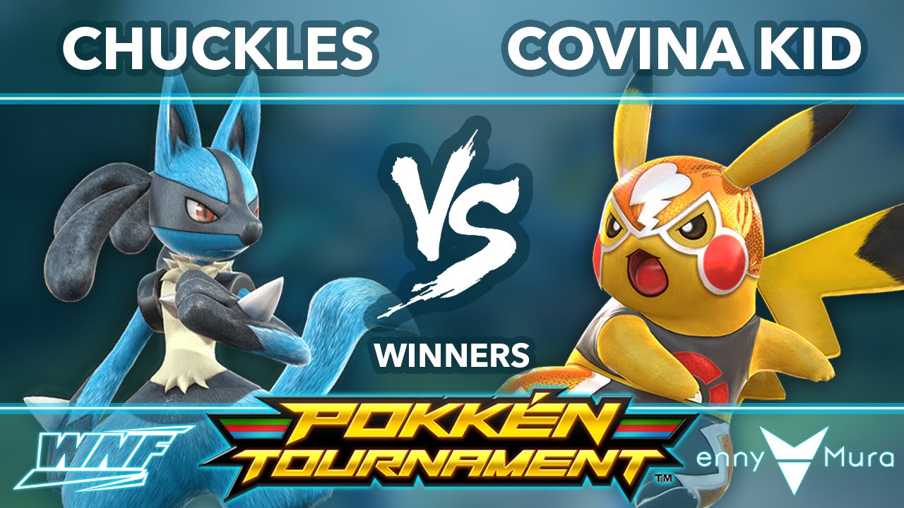 Chuckles (Lucario) vs. Covina Kid (Pikachu Libre) - WNF Pokken 1.7