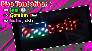 Cara Buat Running Text Dengan P10 RGB WF1