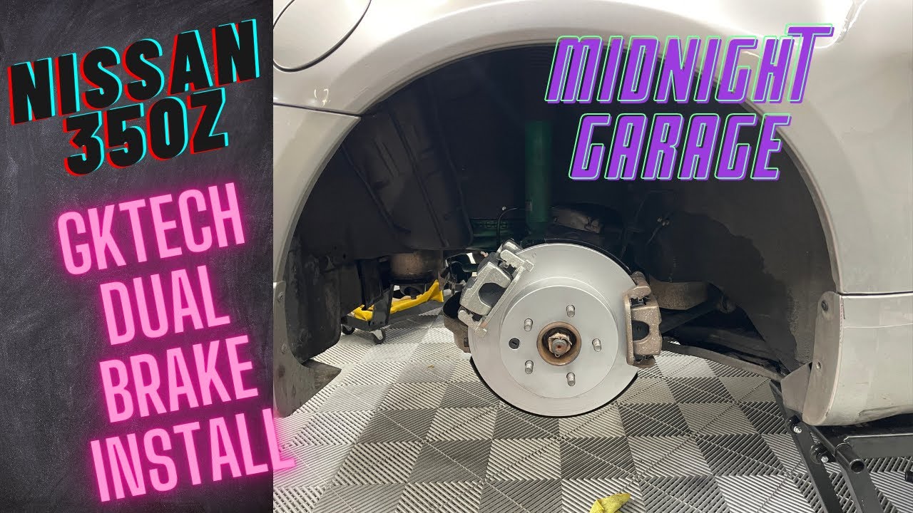 Installing GKtech Hydro Dual Caliper Brake kit on my 350Z DRIFT BUILD!!