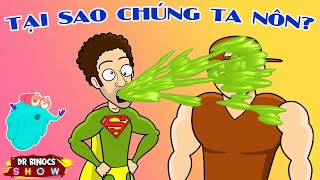 Tìm Hiểu Nguyên Nhân Nôn Ói Trong 5 Phút Hoạt Hình Khoa Học Vui