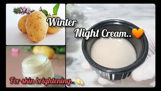 Winter Night Cream For Skin Brightening By Alis Ali Channel