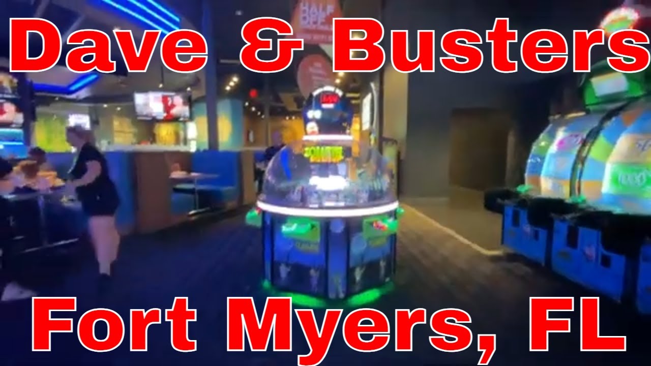 Dave Busters Arcade Tour Fort Myers Location New Games YouTube