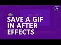 How to Create a GIF Using After Effects