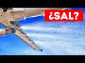 ¿Por qué los aviones tiran sal sobre las nubes?