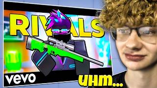 REACTING TO ROBLOX RIVALS SONGS!
