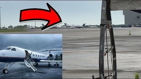 VI SÅ JUSTIN BIEBERS PRIVATFLY | VLOG