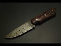 Damascus çeliğinden bıçak yapımı (Aeron Gough inspired damascus knife making)