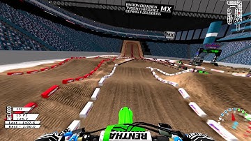 2014 AMA Supercross Rnd 11 | Detroit | Mx Simulator 450 Hot Lap.