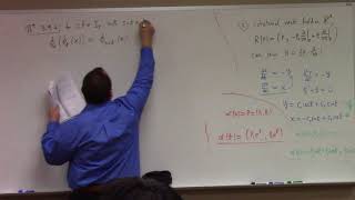 Advanced Calculus: vector fields and flows, 10-9-17 part 2 Profile