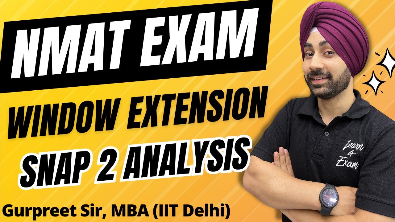 NMAT Window Extension SNAP Exam 2 Analysis GIM Goa CAT last date 2